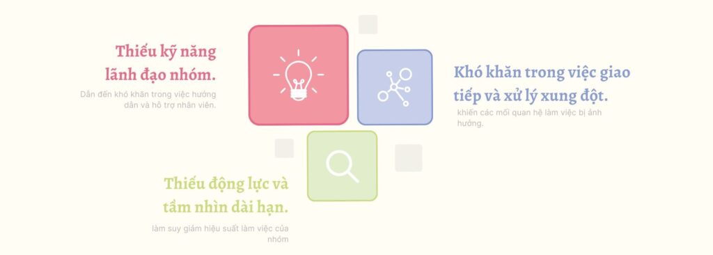 Trở ngại thường gặp khi ở vai trò leader